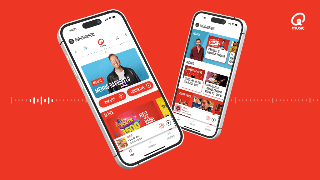 Pinch App development - Q Music