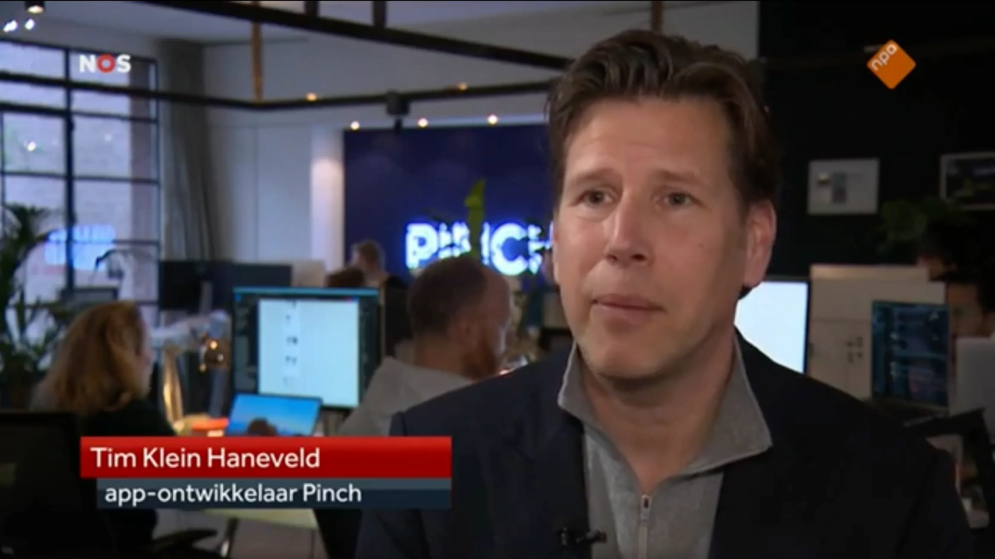Pinch in NOS-journaal | App laten maken